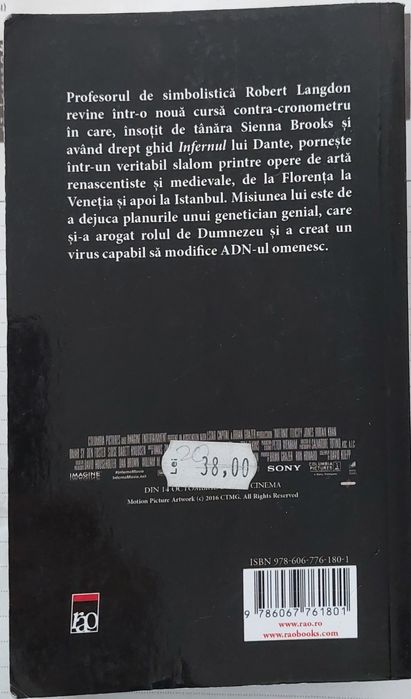 Carti Dan Brown din seria Codul lui DaVinci