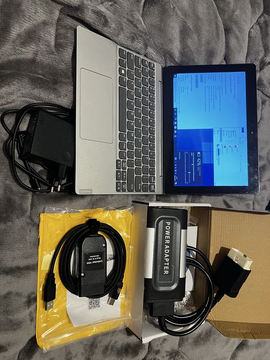 Kit tableta / laptop  Lenovo D330 + diagnoza  delphi 2021 + VCDS 2025