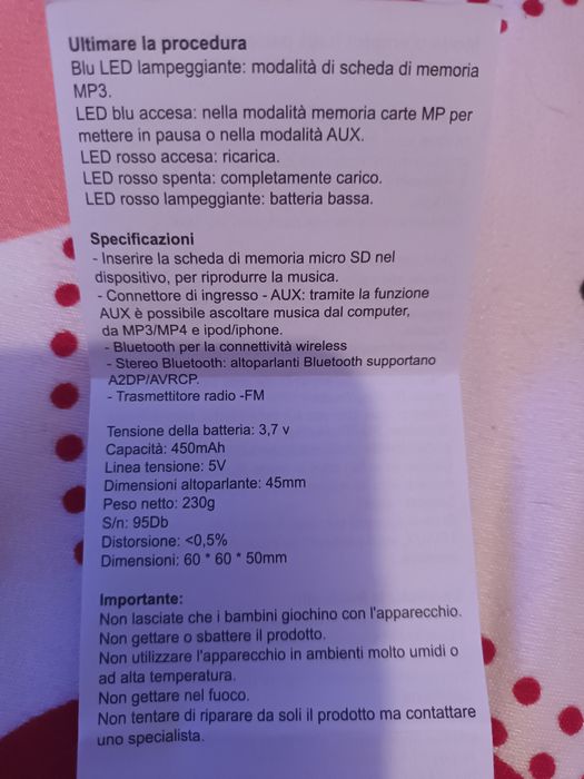 Boxă  nouă mp  3