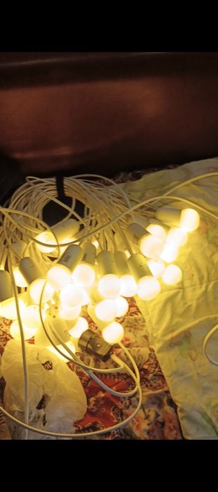 Продам самодельную гирлянду 27м
