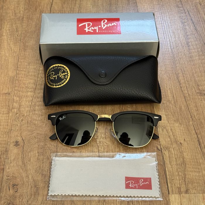 Ochelari RayBan ClubMaster Leopard Fade/Leopard/Gold