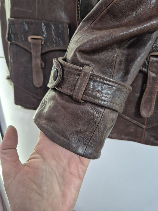 Кожено вталено яке