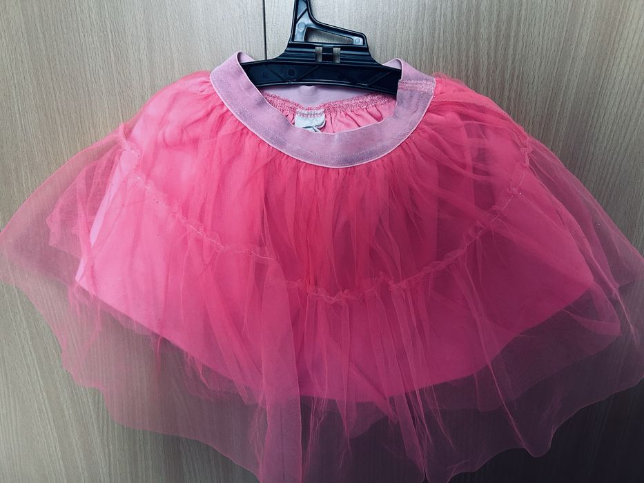 Bluza cu nasturi si fusta 92 cm