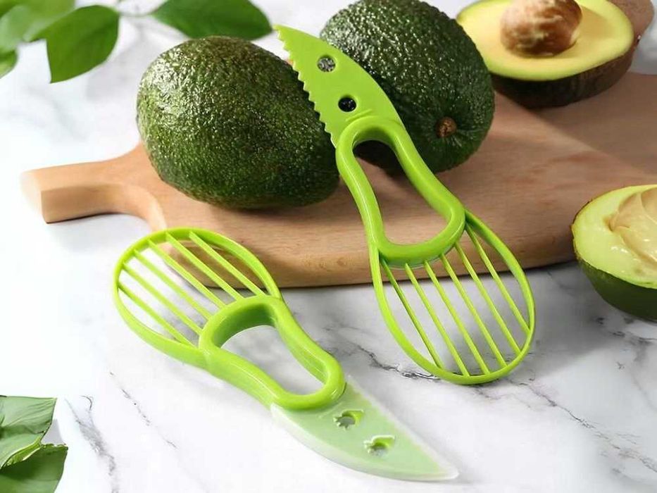Cutit multifunctional avocado 3-in-1 taiere curatare scoaterea sambure