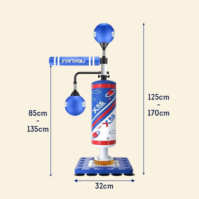 Фитнес-боксерский мешок с песком для детей, боксерский мешок с регулир