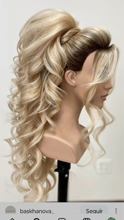 Coafuri pentru nunta bucle