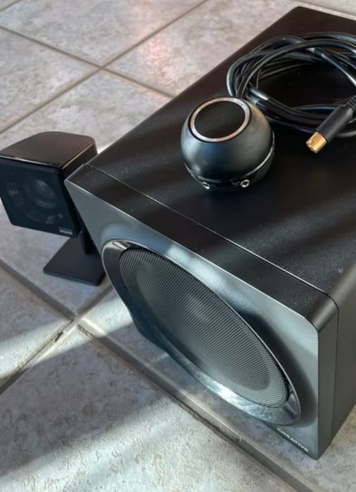 Boxe sistem audio creative t3 laptop PC gaming subwoofer bass