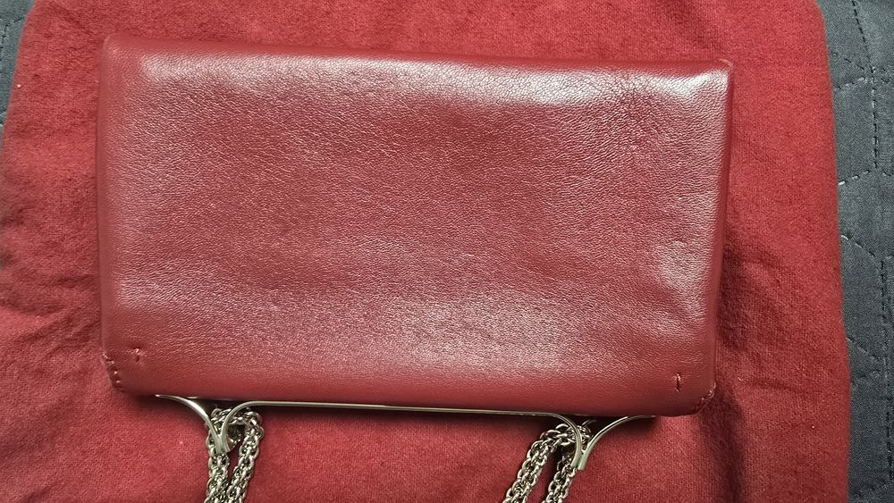 Geanta crossbody Valentino Garavani Vavavooom red,ca noua,piele,sacule