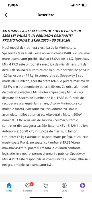 Urgent Trotineta Dualtron mini 4 pro