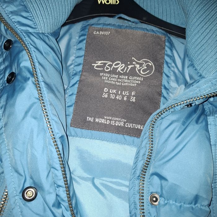 Син пухен елек Espit