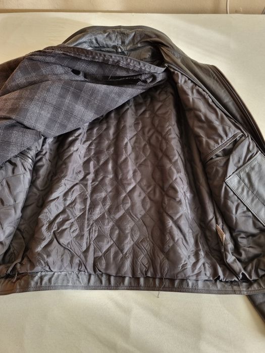 Кожено яке със сваляща се подплата