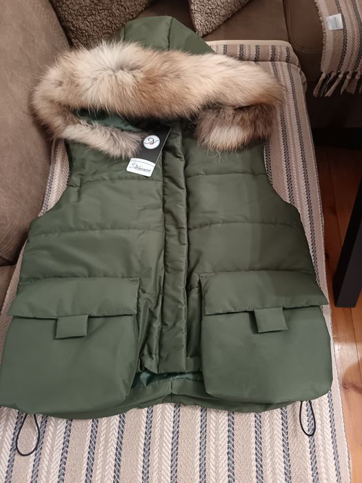 Дамски елек с естествен косъм