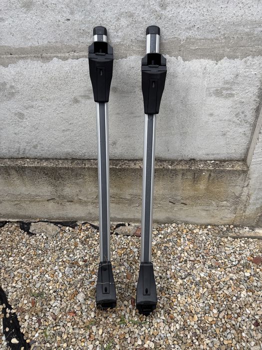 Vând bare portbagaj auto Menabo Tiger – aluminiu, 116cm, cu 4 chei