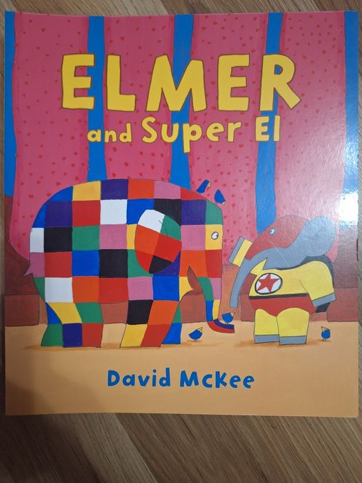 10 книги на английски език за слончето Елмер / Elmer