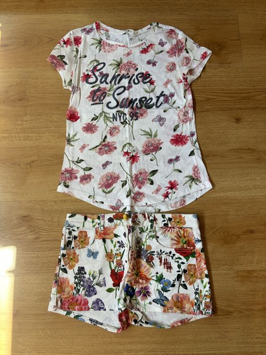 Комплект детски тениска и къси гащи H&M