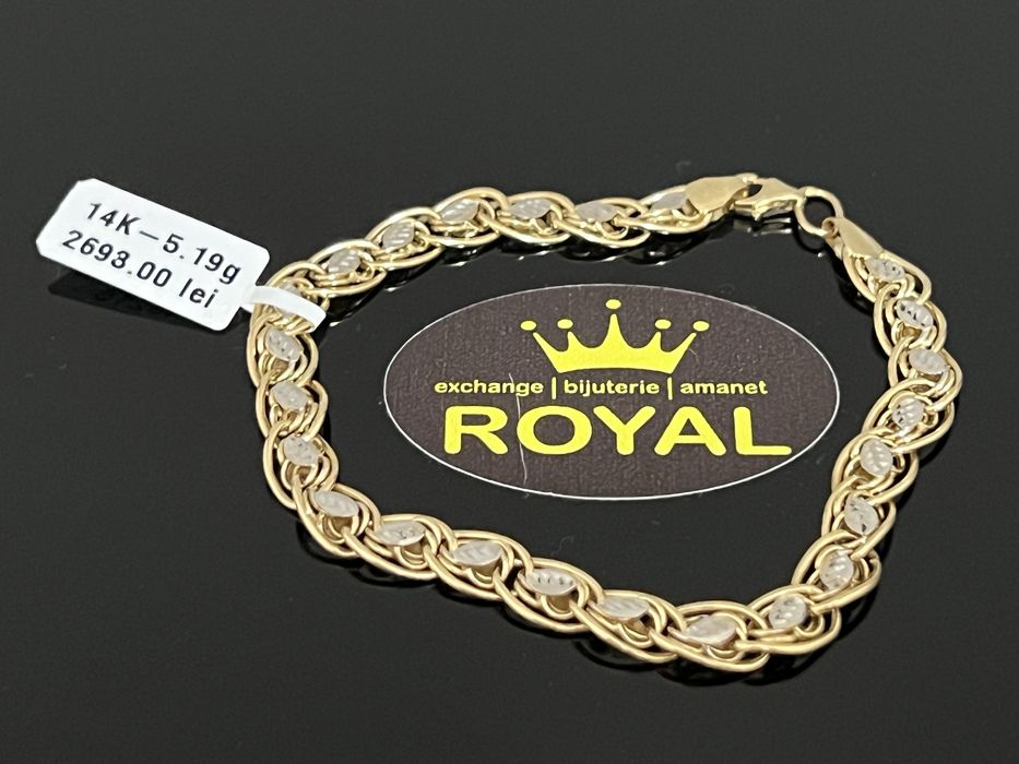 Bijuteria Royal CB : Bratara dama aur 14K 585 5,19 grame