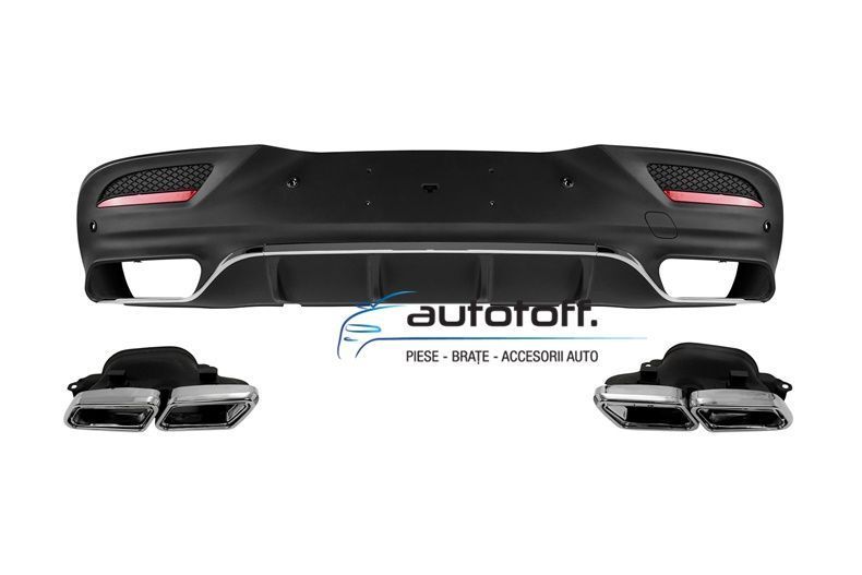 Difuzor bara spate Mercedes GLE Coupe C292 (15-18) GLE63 Chrome