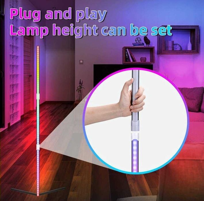 Лед лампa Стик RGB LED stick за дома и офиса с модерен дизайн