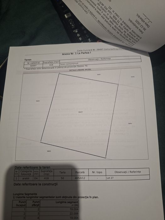 Teren intravilan de vânzare