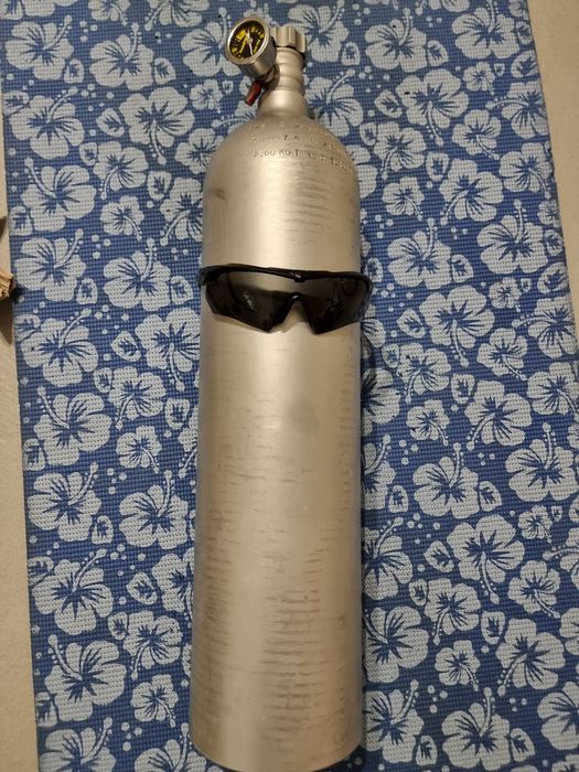 Алминиева Оргинална Нитро Бутилка NITROUS Wizards of Nos 11lb bottle