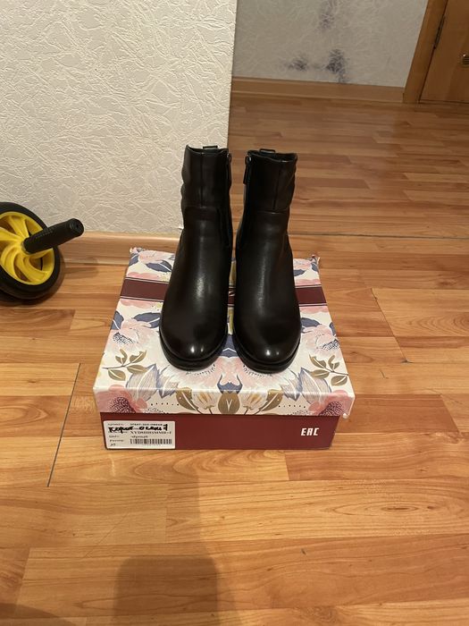 Сапоги весна-осень кожаные