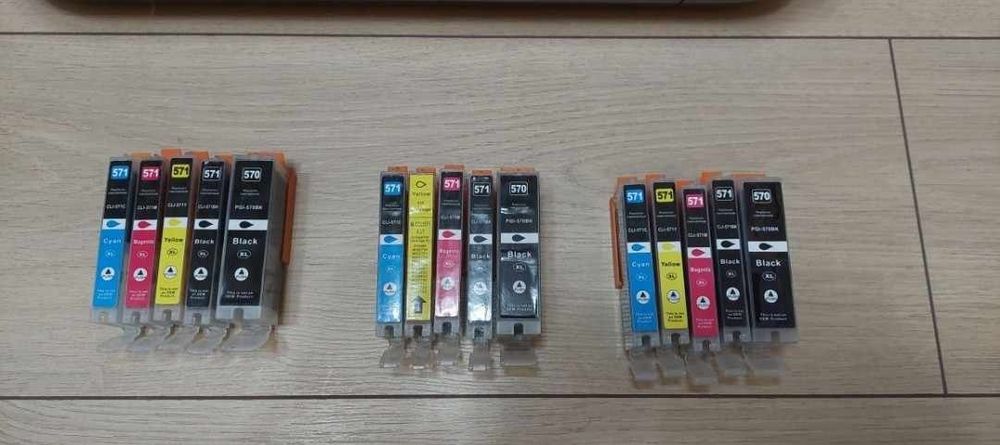 Set 5 cartuse Canon PGI-570/CLI-571 XL,compatibile,capacitate mare