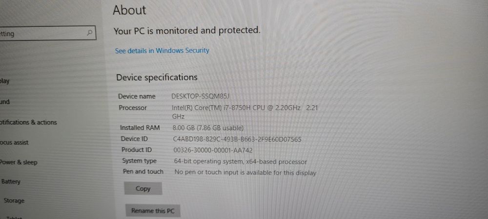 Laptop Asus ROG 17,3 inch Intel I7 placa video 4GB GL703GE