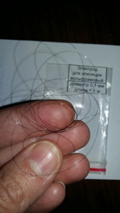 Вольфрамовая нить.