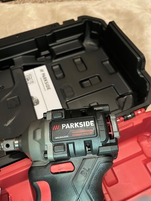 ЧИСТО НОВ ИМПАКТ Parkside Performance D3 С НАКОВАЛНЯ НА 1/2