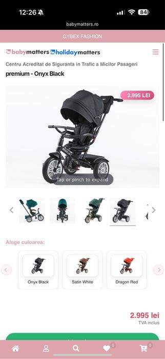 Tricicleta copii bentley