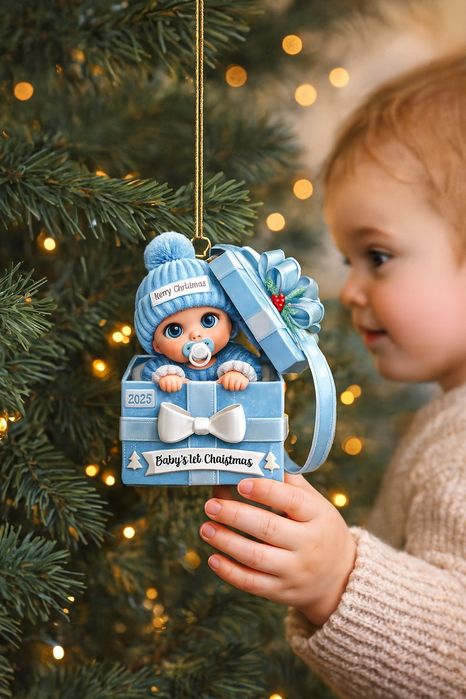 Коледна детска висулка за елха