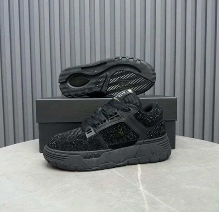 Amiri full black, crystal MA1