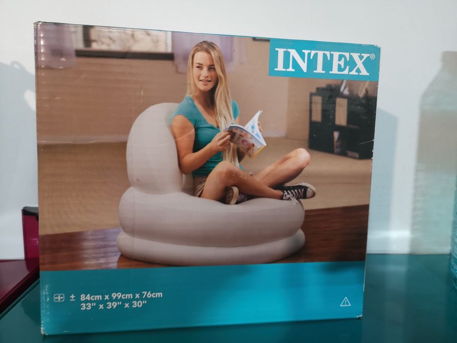 Надуваем фотъойл Intex