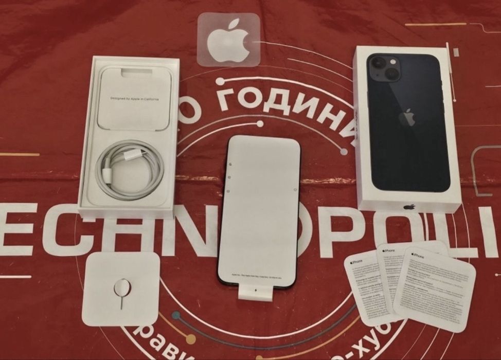 ***128GB iPhone 13 Технополис 2024г. Midnight | Черен