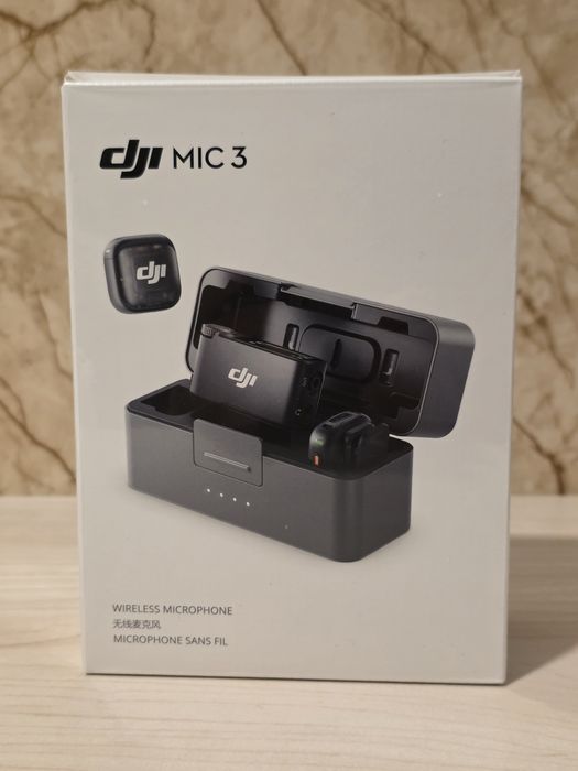 DJI Mic 3, nou, la cutie, fără transmitatoare, complet, în rest