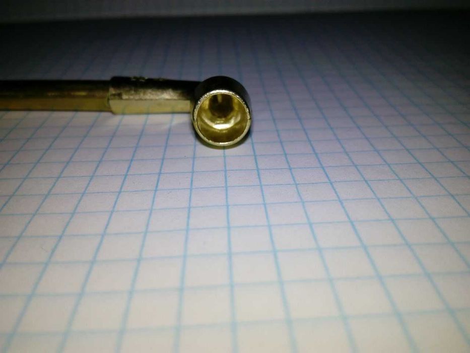 курительная трубка латунная ,раздвижная (№20)