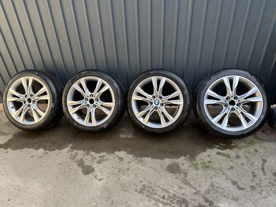 Set Roti 5x112 R18 original bmw + 225/45R18 Noi!