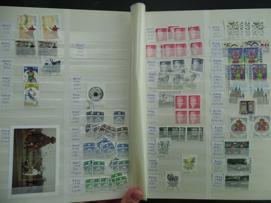 Danemarca 1997-2005 , Album cu timbre stamp si nestamp (Lot K012)
