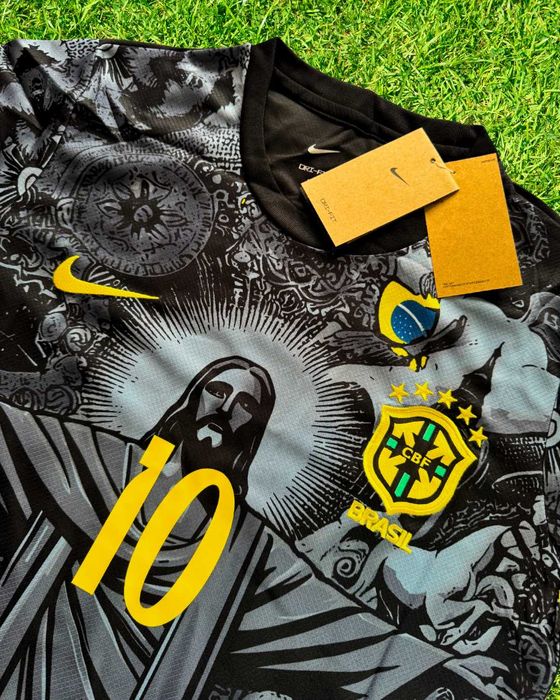 Футболна Тениска на Бразилия XL размер - NEYMAR 10 - ВИСОКО КАЧЕСТВО