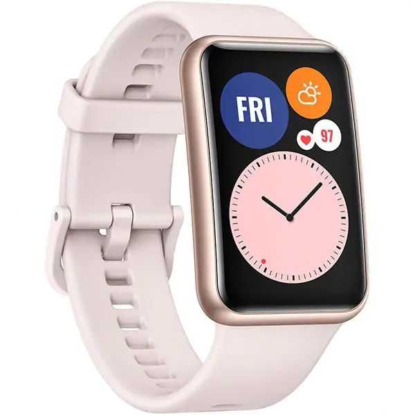 Smartwatch HUAWEI Watch Fit Sakura Pink Roz, Black Negru Nou Sigilat ...
