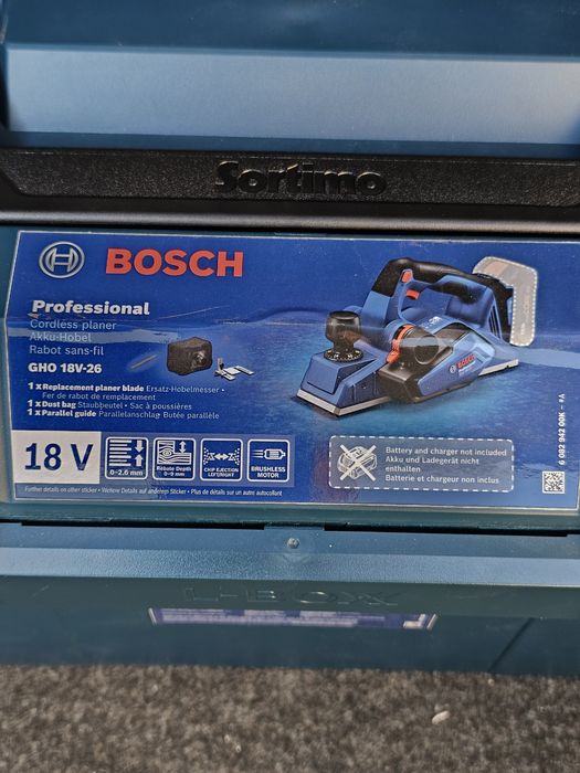 Rindea electrica Bosch GHO 18V-26 Profesionala, noua