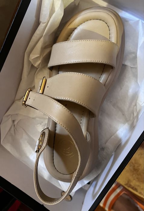 Sandale Piele Apricot