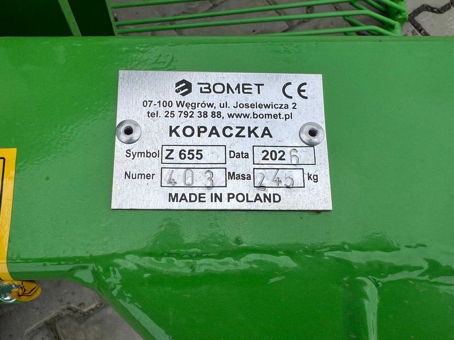 Картофовадачка Bomet Ursa – странично разтоварване, 245 кг, 1 ред (Нова 2026) + Видео