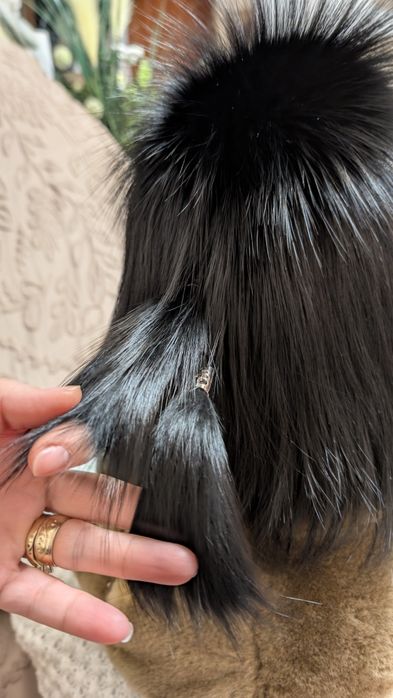 Căciulă blană de vulpe polară