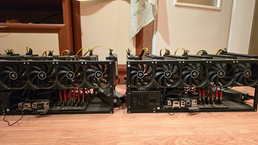 Mining Rig / Майнинг Риг 1.840GHs ETH/25GHs Kaspa AMD Radeon RX 6800XT