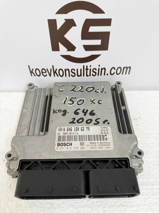 Компютър моторен за MERCEDES C-CLASS W203, OM646, 150hp, CR3.44
