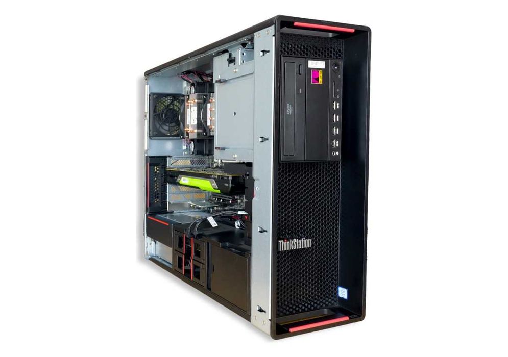 Работна станция Lenovo P720 Tower 2x Platinum 8160 RTX 3080 Ti 64GB DDR4 512GB NVME SSD с до 24 МЕСЕЦА ГАРАНЦИЯ и Windows 11 PRO