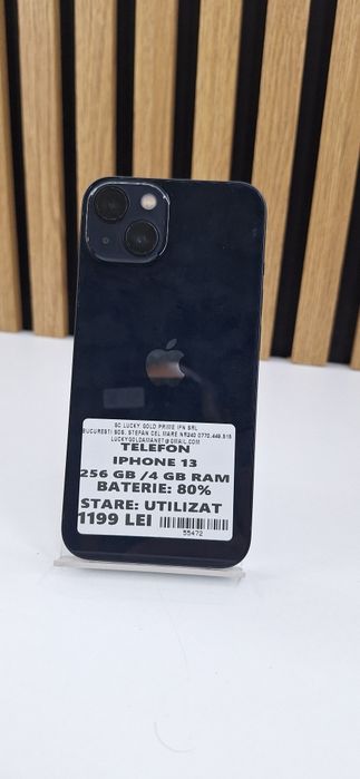 IPhone 13 256Gb 80% Baterie Garantie/Factura #55472