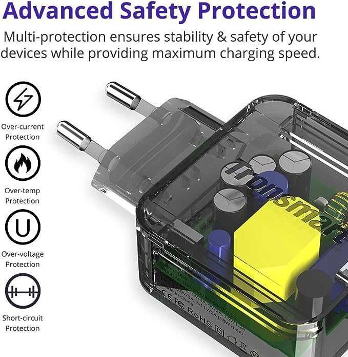 PD 3.0 блок питания зарядное устройство зарядник Qiuck fast charge 4.0