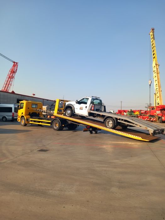 Tractări utilaje până în 10 t deblocări auto, accidente